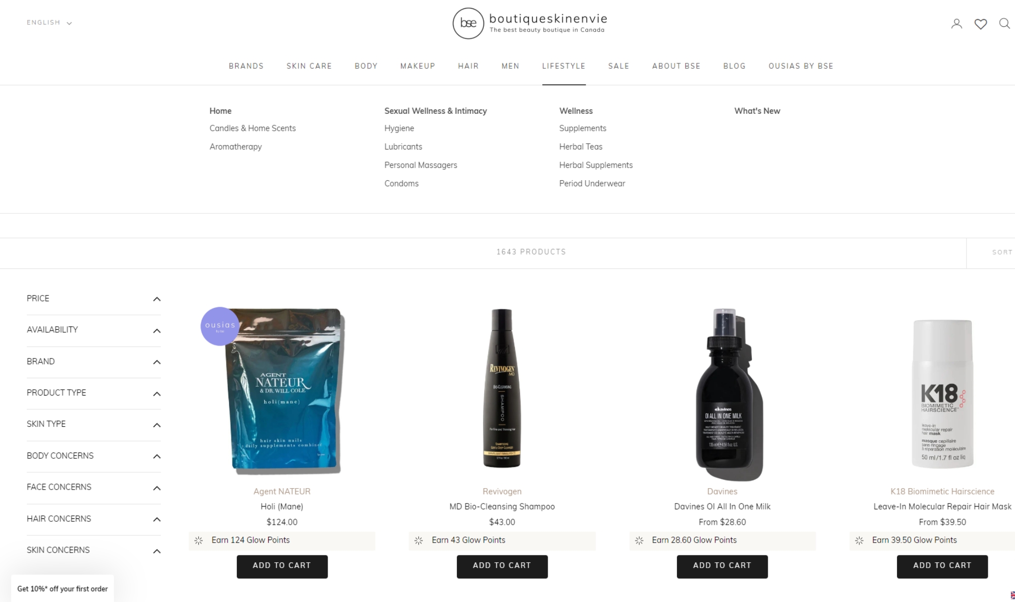 Capture d'écran d'un site web avec une présentation attrayante par Sigar